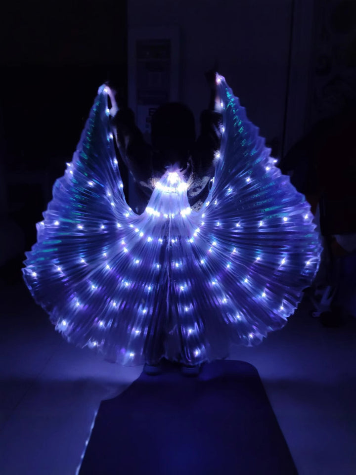 LED Illuminated Colorful Butterfly Wings