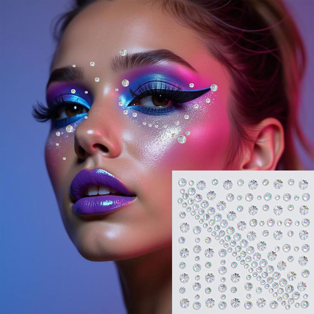 Starry Sky Colored Rhinestone Jewelry