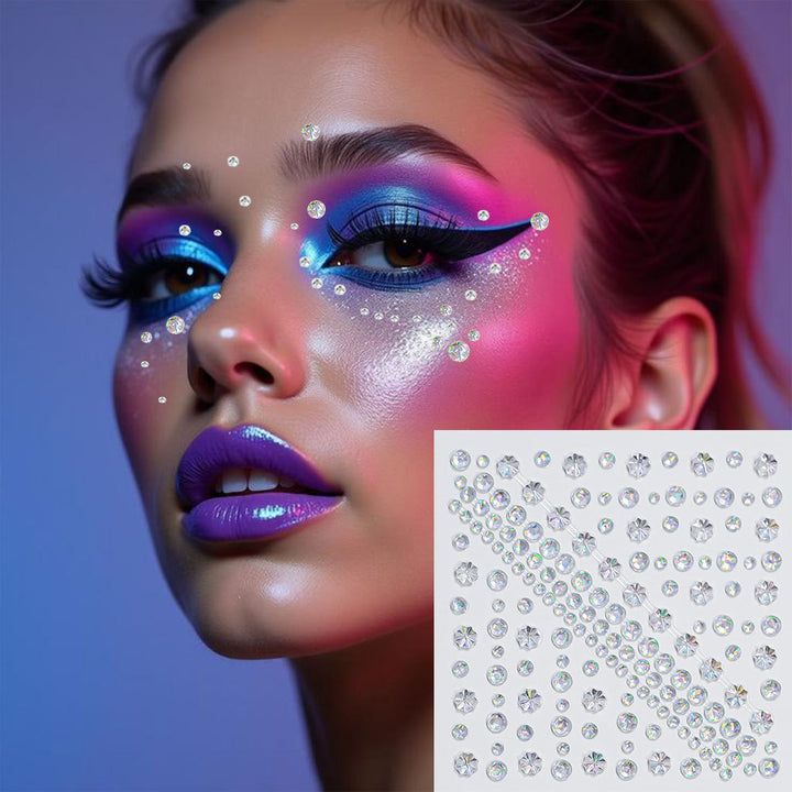 Starry Sky Colored Rhinestone Jewelry