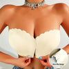 Front buckle wavy edge bra