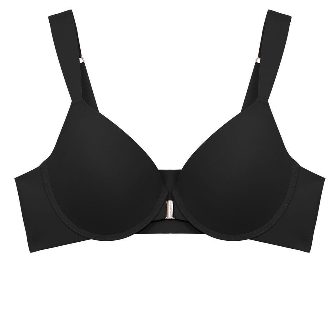 Front-clasp push-up bra