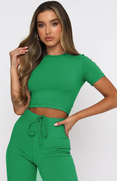 High elastic body shaping two piece set