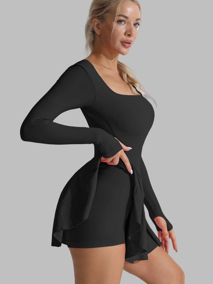 Yoga Long-Sleeve Tennis Skirt