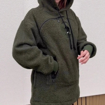 Loose-fitting casual warm sweatshirt