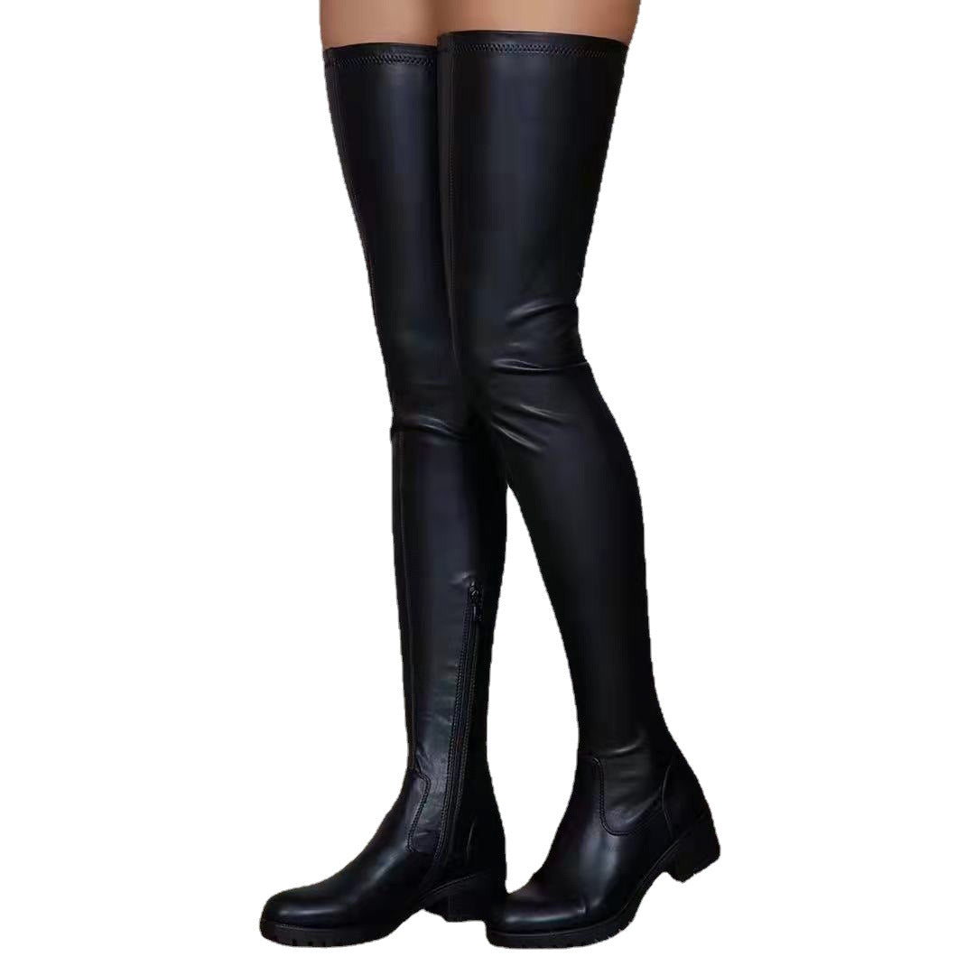 Women's Elastic Over-the-Knee Boots