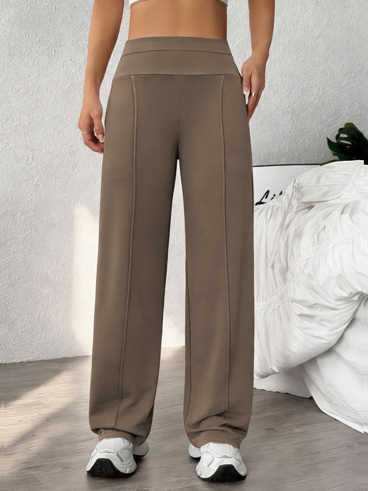 Outdoor high-waisted loose-fitting trousers