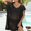 Crochet Cowl Sweater Openwork Knit Cowl Sweater