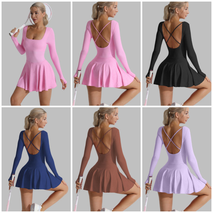 Yoga Long-Sleeve Tennis Skirt