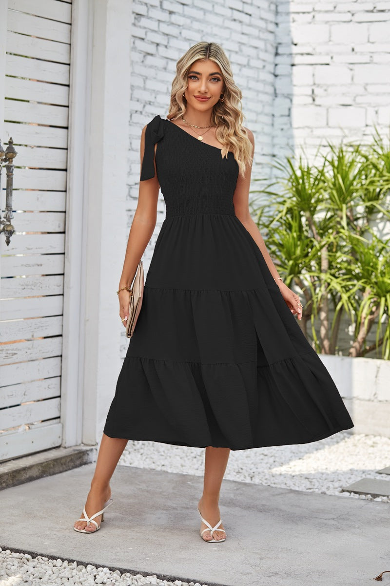 Strapless Sleeveless Split Dress
