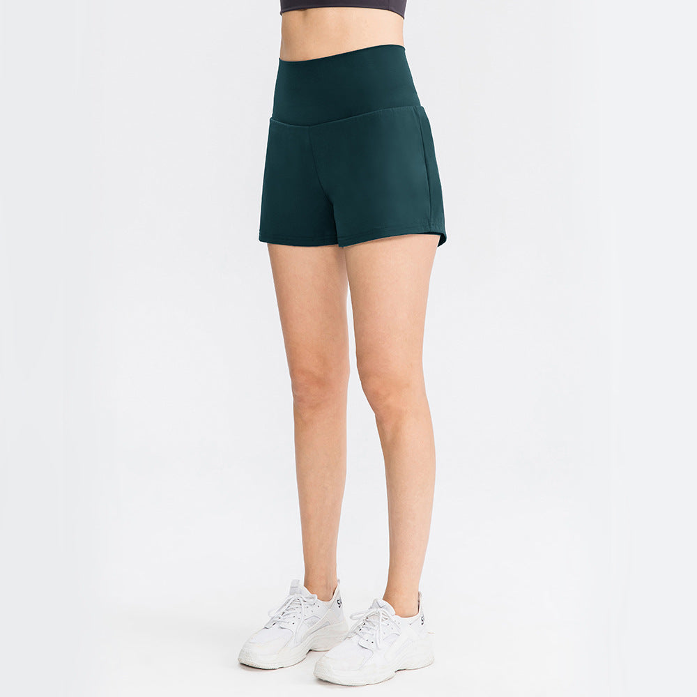 Quick-drying pocket yoga shorts
