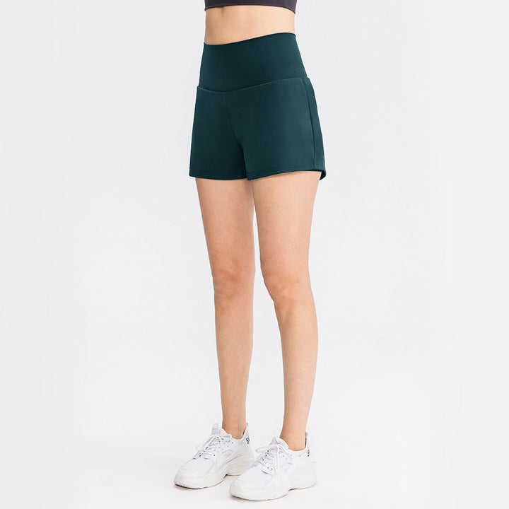 Quick-drying pocket yoga shorts