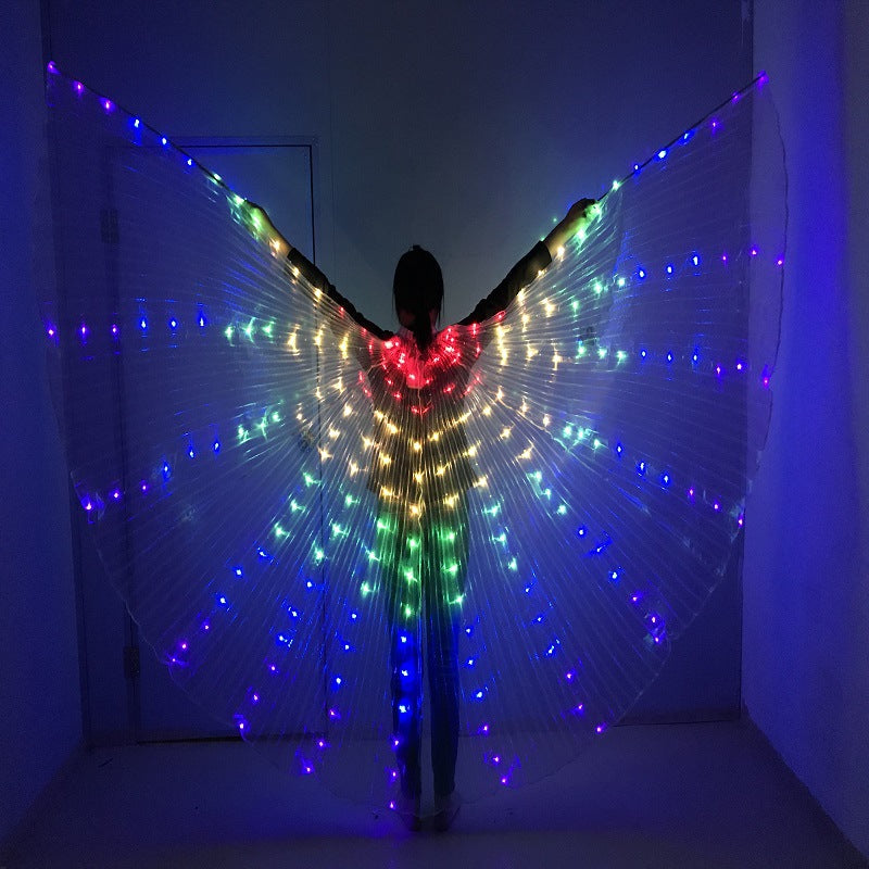 LED Illuminated Colorful Butterfly Wings