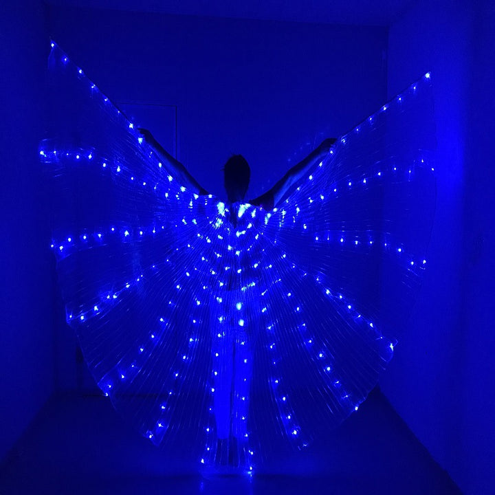LED Illuminated Colorful Butterfly Wings