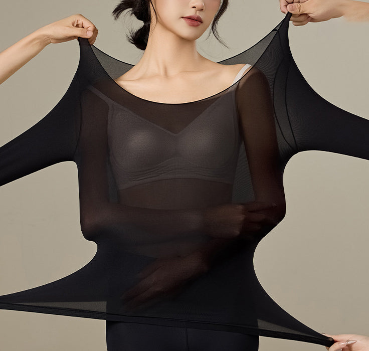 Ultra-thin thermal underwear set