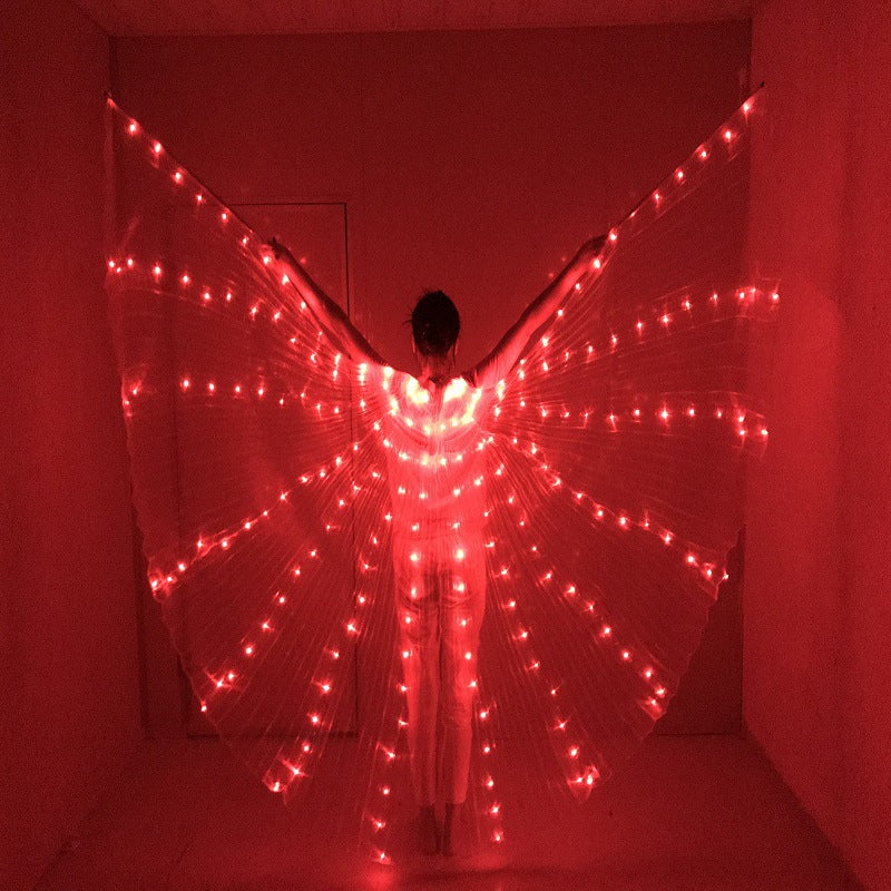 LED Illuminated Colorful Butterfly Wings