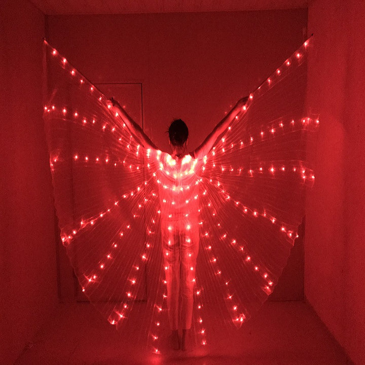 LED Illuminated Colorful Butterfly Wings