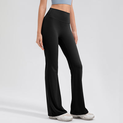 High Waisted Hip Lifting Micro Flare Yoga Pants