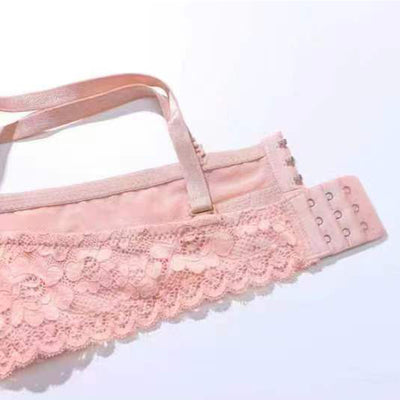 Lace Gathering Anti-Sagging Bra