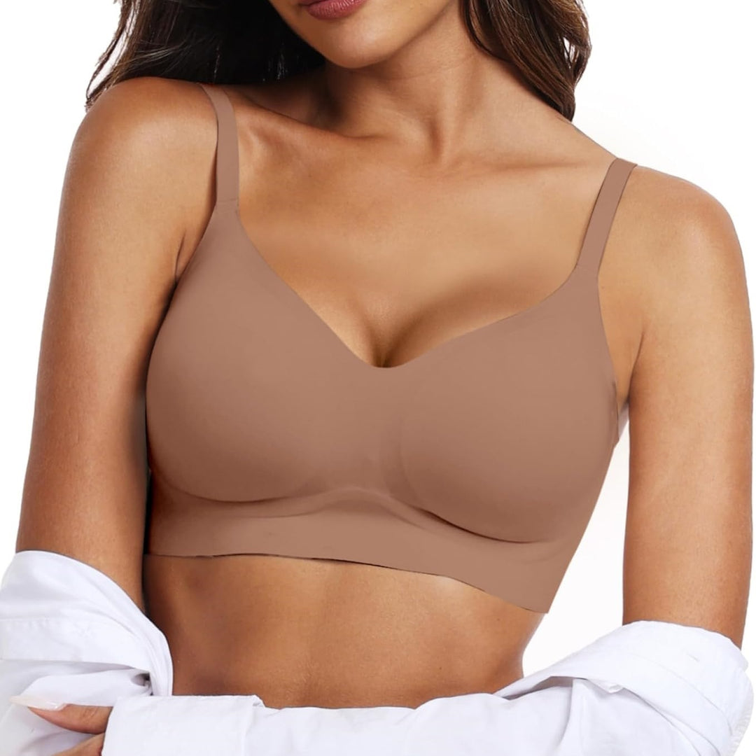 V-Neck Seamless Comfort Bra