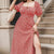 Split Floral Dress