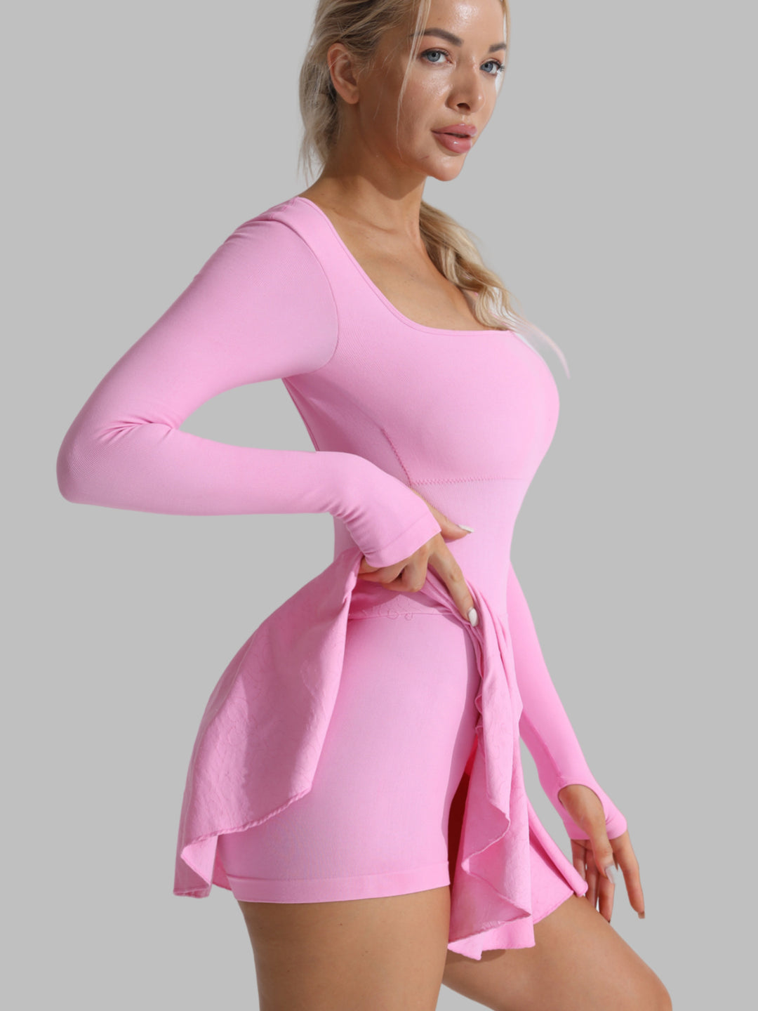 Yoga Long-Sleeve Tennis Skirt