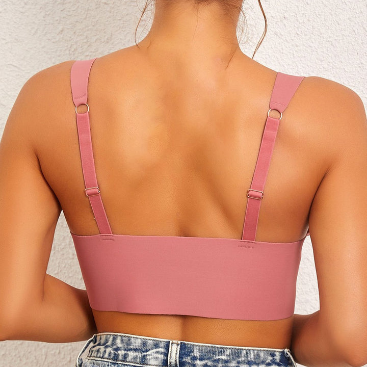 Front-clasp push-up bra