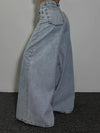 Rhinestone Loose High Waist Jeans