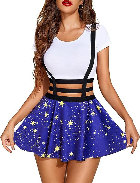 High-waisted slimming mini skirt
