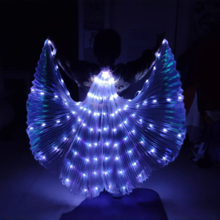 LED Illuminated Colorful Butterfly Wings