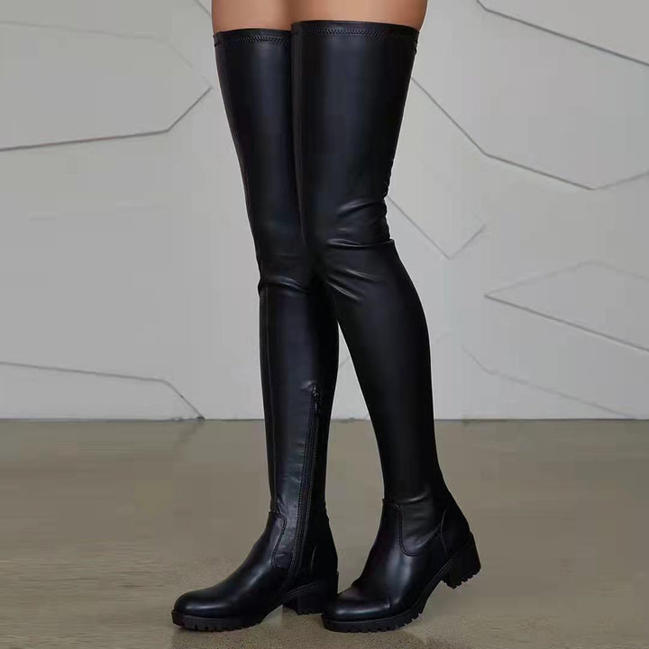 Women's Elastic Over-the-Knee Boots