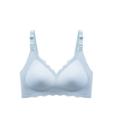 Seamless Floral Gathering Bra