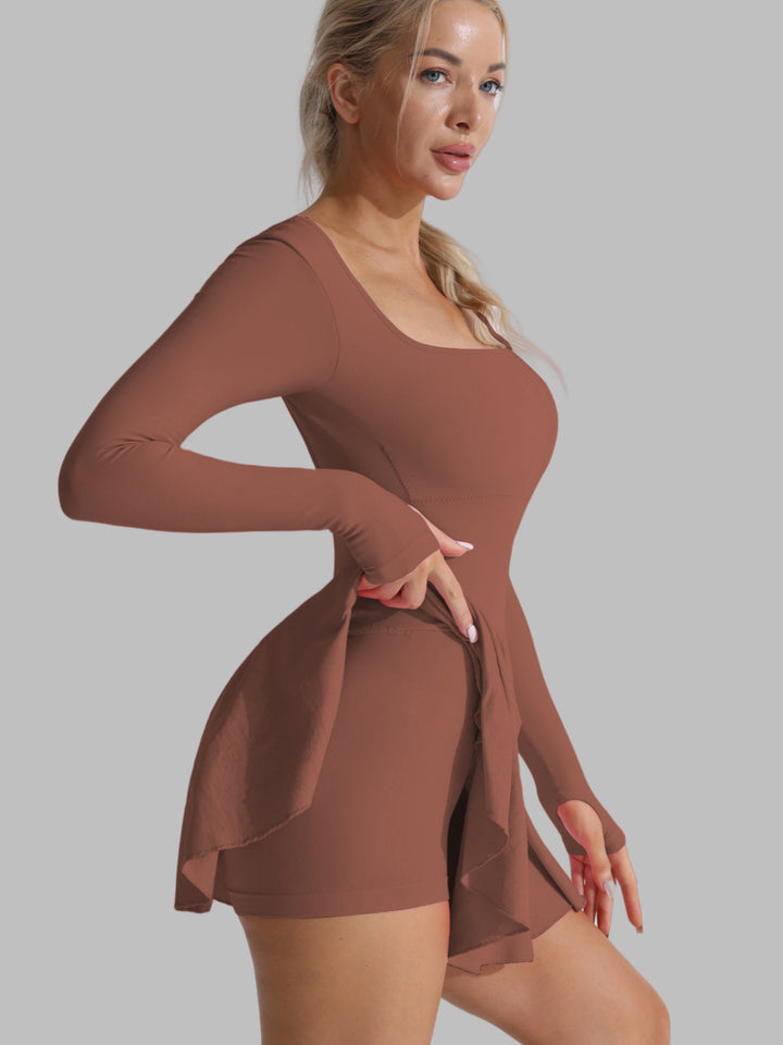 Yoga Long-Sleeve Tennis Skirt