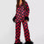 Ice silk shirt long pants loose pajamas