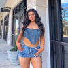 Cowboy Corset Top