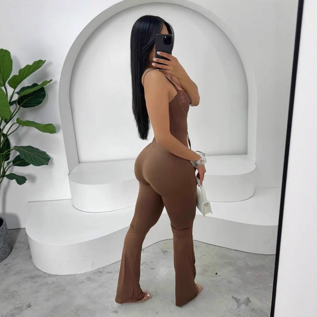 Lace Suspender Jumpsuit