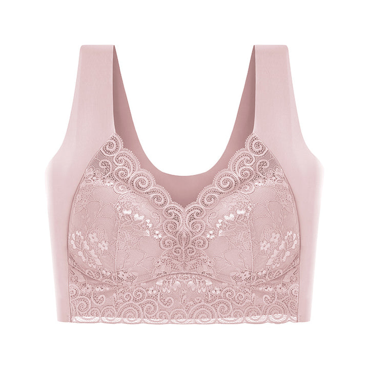 Seamless thin sports bra