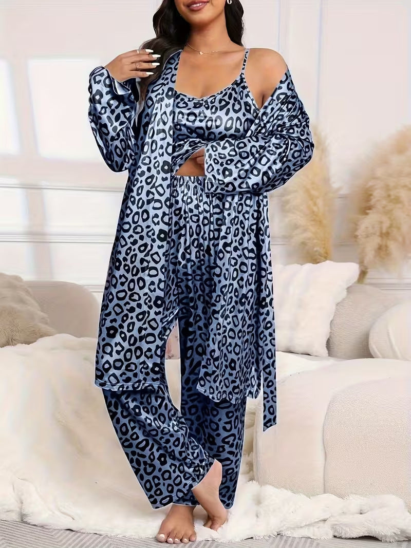 Floral Print Pants Pajama Set