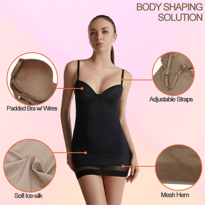 Shapewear and slimming base dress