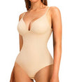 Deep V Neck Thong Bodysuit