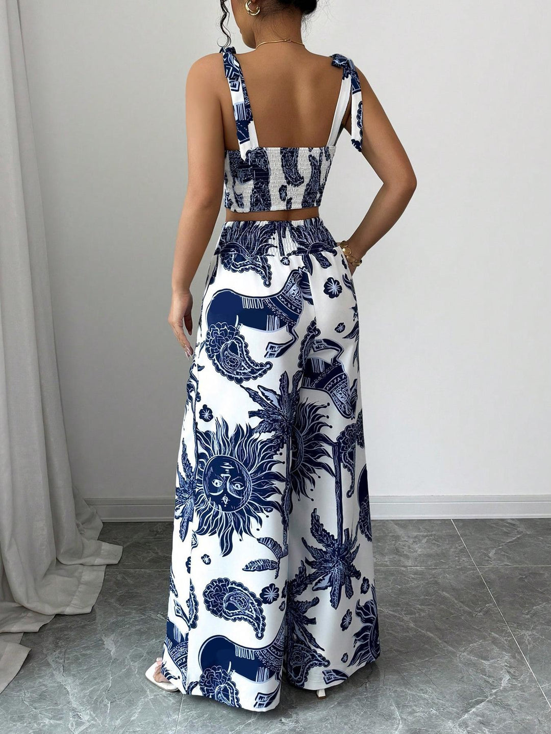 Vacation Printed Sheath Set
