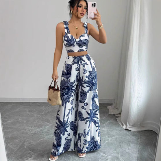 Vacation Printed Sheath Set