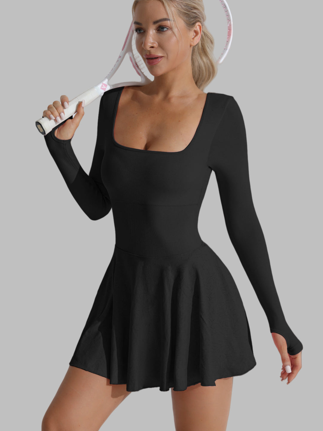 Yoga Long-Sleeve Tennis Skirt