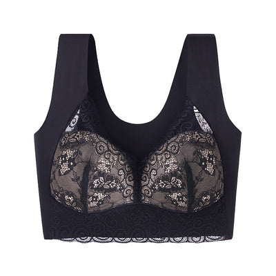 Seamless thin sports bra