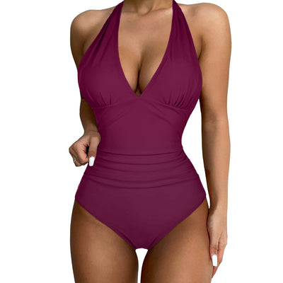 Deep V Cutout Swimsuit