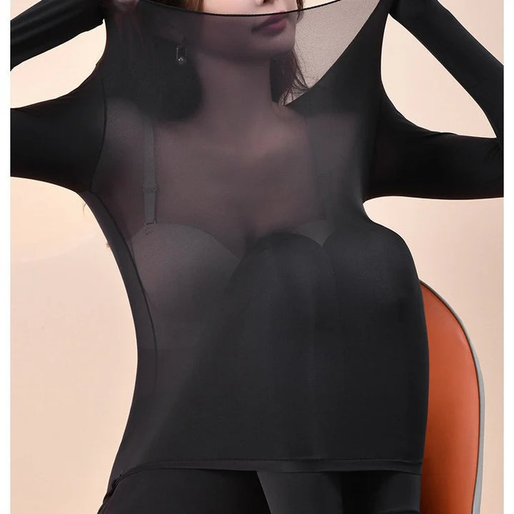 Ultra-thin thermal underwear set