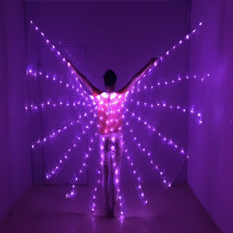 LED Illuminated Colorful Butterfly Wings