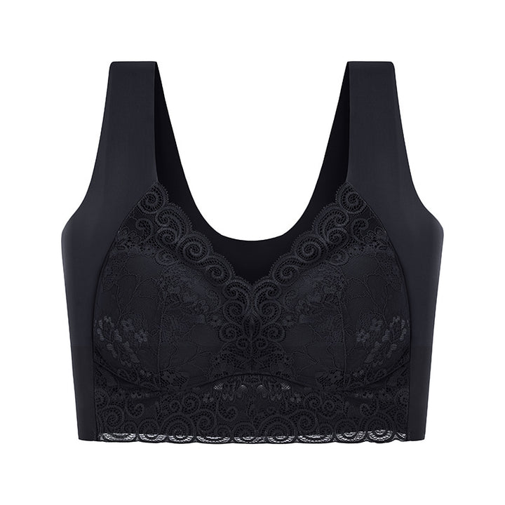 Seamless thin sports bra