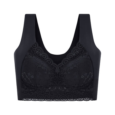 Seamless thin sports bra