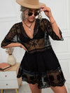 Lace Loose Beach Cover-up Dress