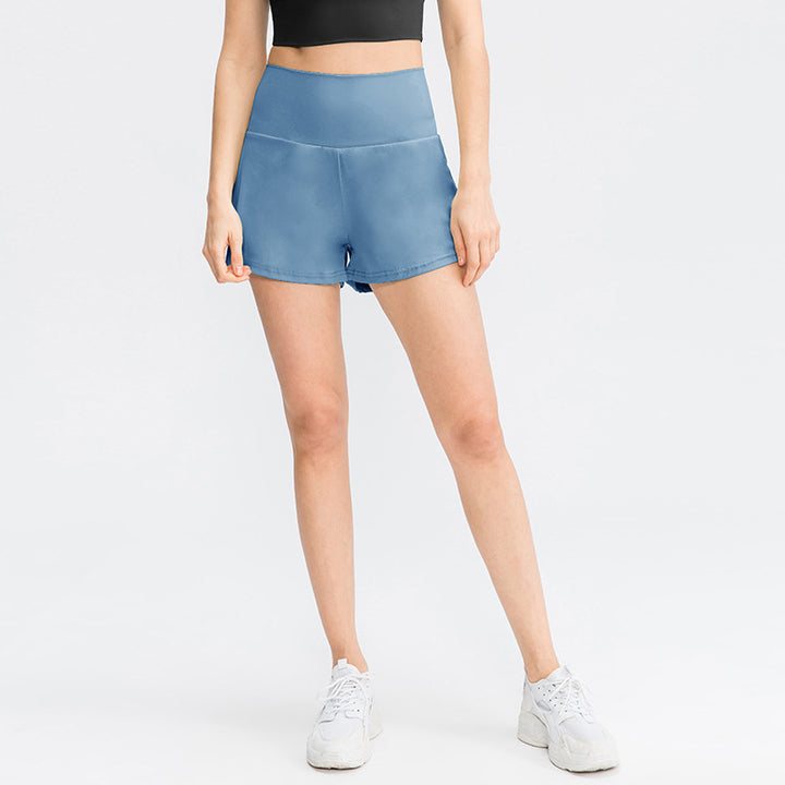 Quick-drying pocket yoga shorts